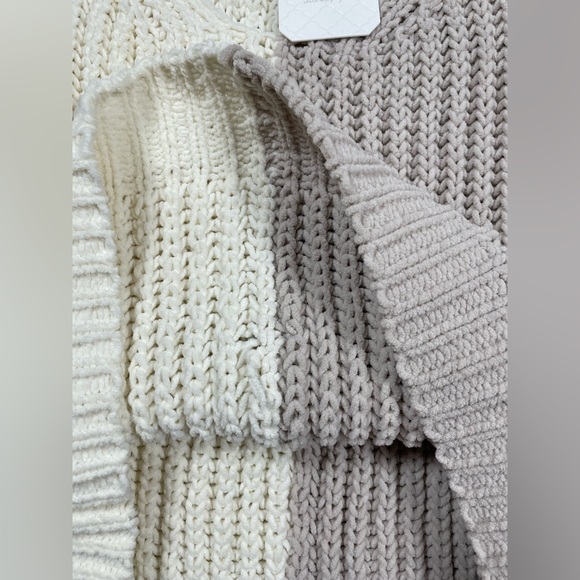 ALTAR’d State Sweater Colorblock Knit Cropped Pullover NWT Women’s Size Medium - Picture 6 of 14